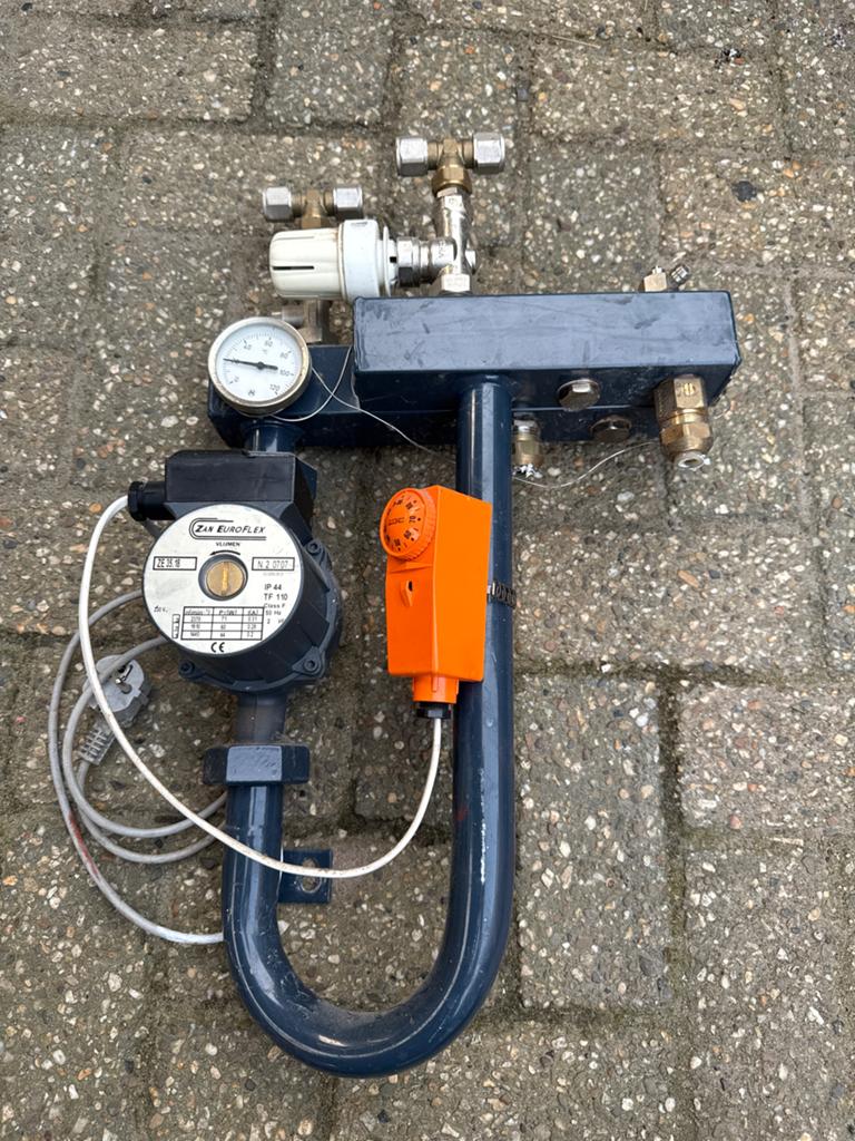 1 groeps vloerverwarmingverdeler, Ophalen, Gebruikt