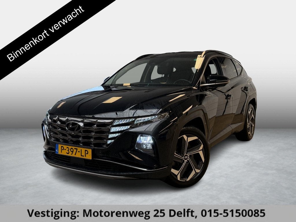 Hyundai Tucson 1.6 T-GDI HEV PREMIUM AUTOMAAT GARANTIE 04-20, Auto's, Hyundai, Euro 6, 4 cilinders, 1650 kg, Zwart