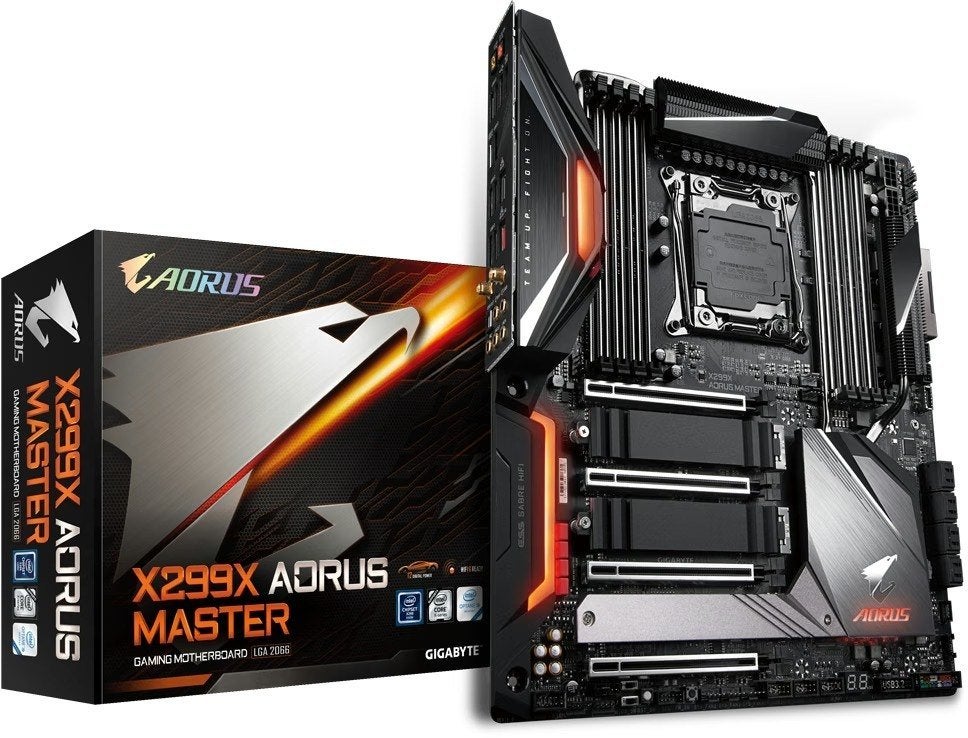 Gigabyte X299X Aorus Master Moederbord, Computers en Software, DDR4, Ophalen of Verzenden, Zo goed als nieuw, E-ATX