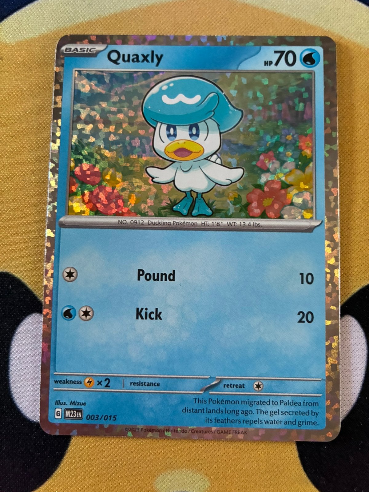 Quaxly 003/015 McDonald’s Match Battle 2023 Holo NM, Ophalen of Verzenden, Zo goed als nieuw