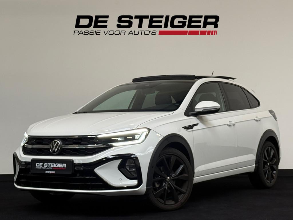 Volkswagen TAIGO 1.0 TSI 3 x R-Line Pano Beats ACC Camera Le, Auto's, Stof, Gebruikt, Met garantie (alle), Wit