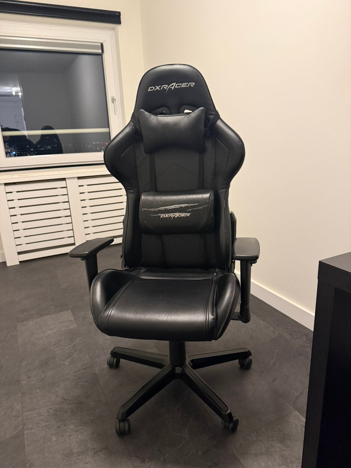 Dxracer gamestoel, Huis en Inrichting, Zwart, Ophalen of Verzenden, Zo goed als nieuw, Gaming bureaustoel
