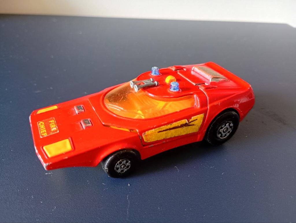 Lesney Matchbox Speed Kings K-32/40 Shovel Nose Fire Chief, Ophalen of Verzenden, Auto, Matchbox