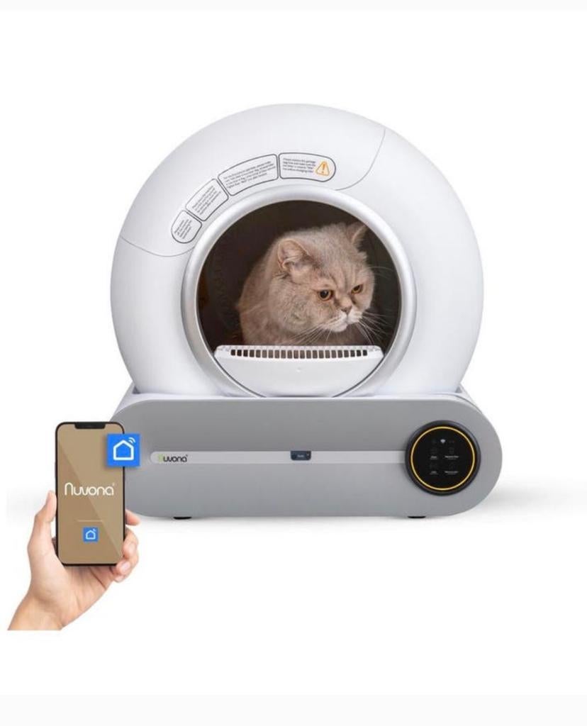 Nuvona automatische kattenbak, Ophalen, Zelfreinigend, Gebruikt