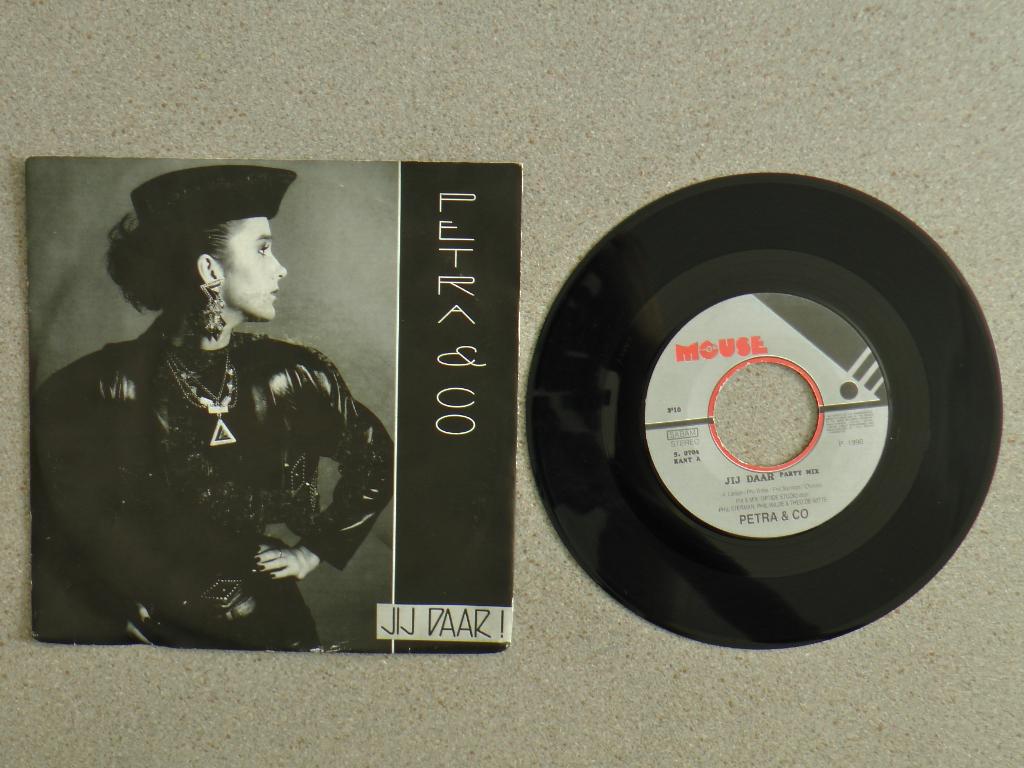 Petra & Co - Jij Daar VINYL SINGLE, Cd's en Dvd's, Vinyl Singles, Gebruikt, 7 inch, Pop, Single