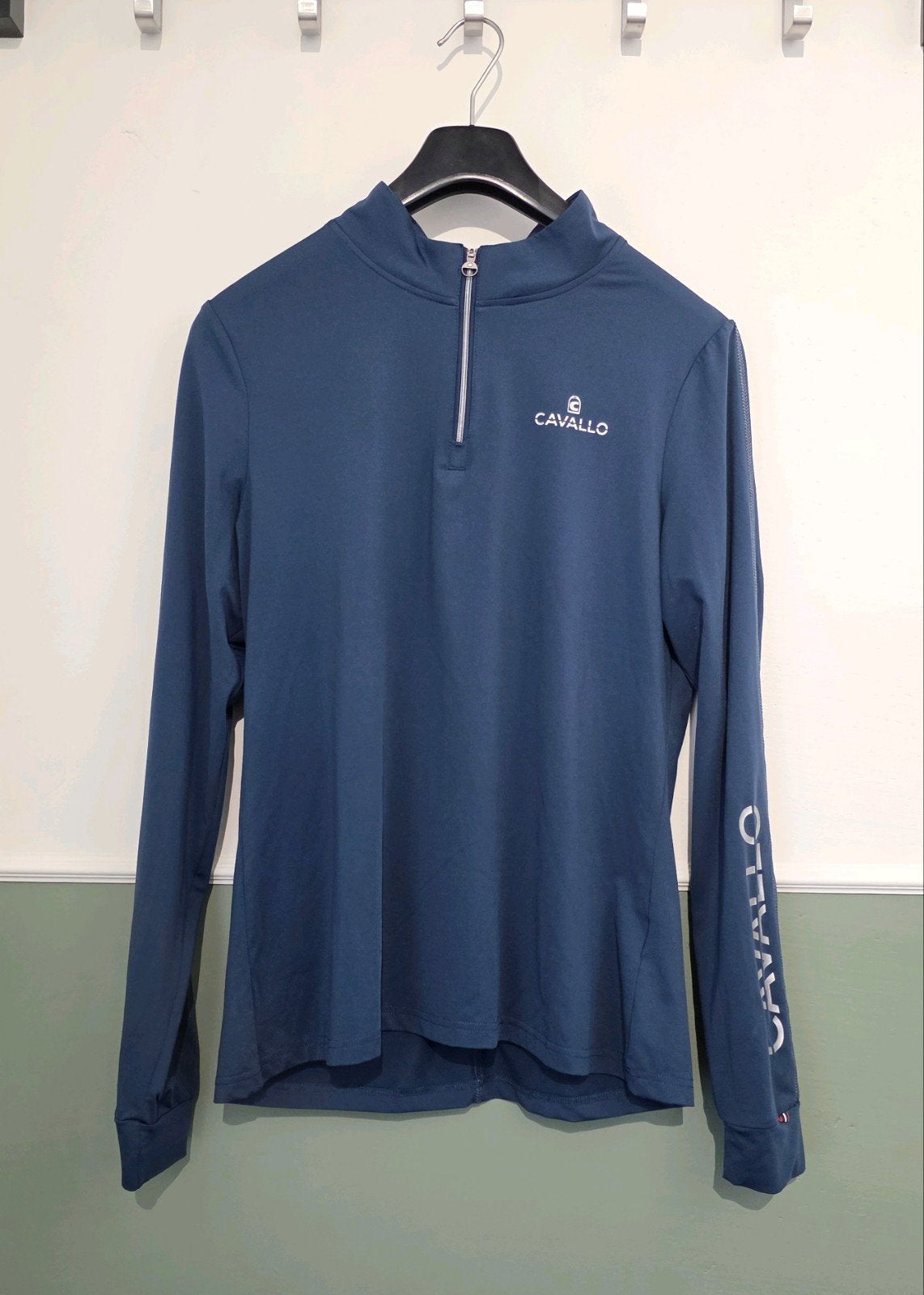 Dames Cavallo shirt lange mouwen maat 42 blauw, Ophalen of Verzenden, Zo goed als nieuw, Dames, Bovenkleding