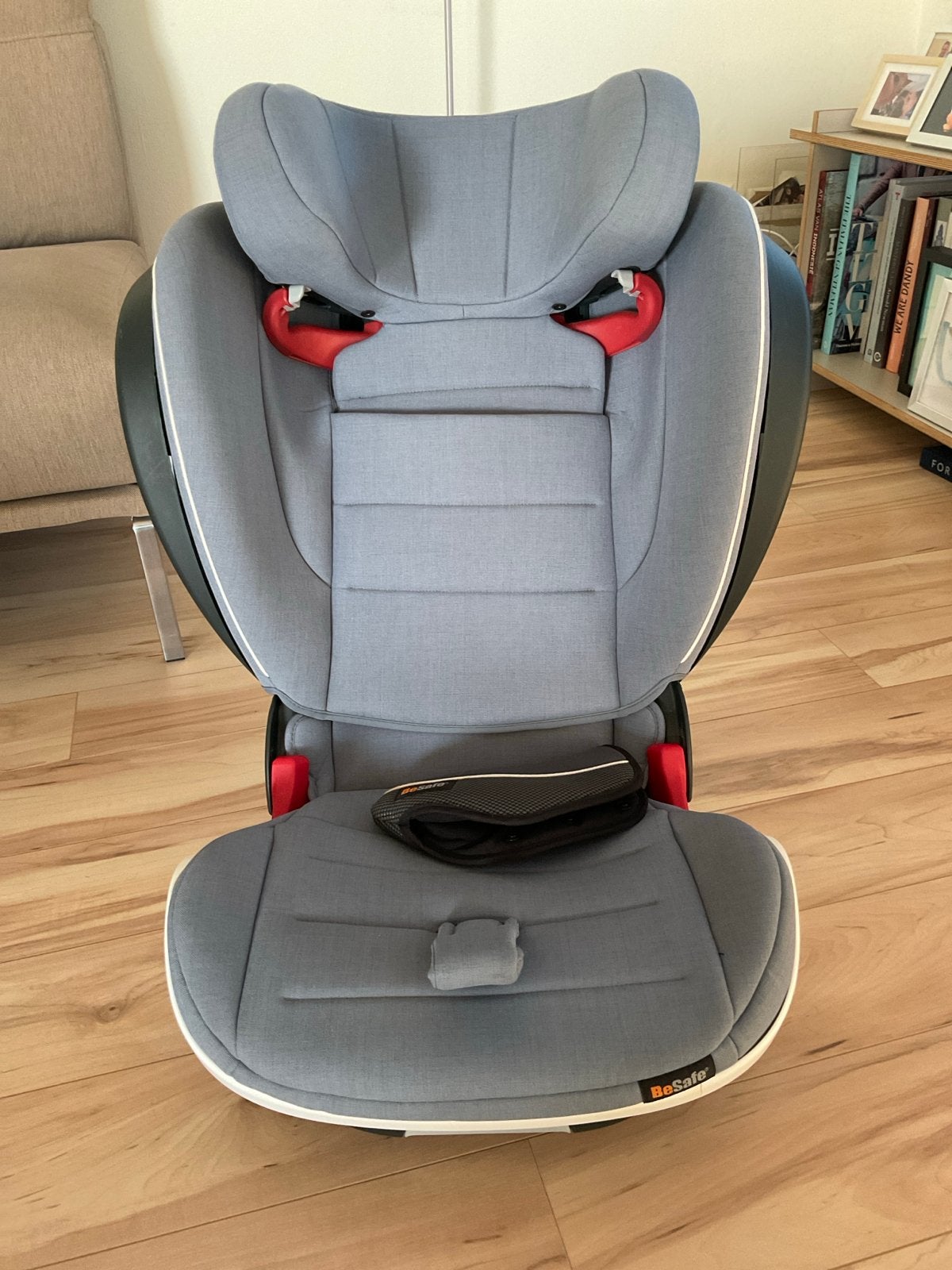 BeSafe autostoel met Isofix - Grijs, verstelbaar, Overige merken, Gebruikt, 15 t/m 36 kg, Verstelbare rugleuning