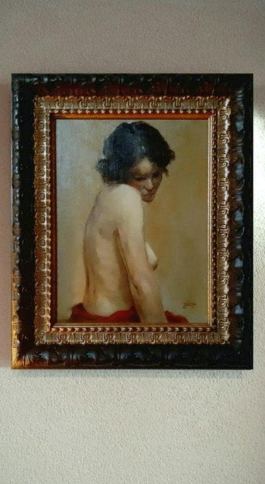 Naakt olieverf jaren 20, Ophalen of Verzenden