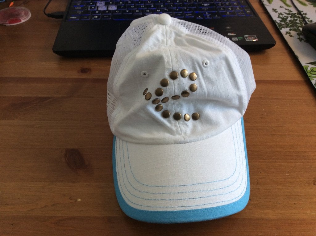 Esprit baseballcap Nieuw, met kaartje.wit met blauwe rand, Nieuw, Pet, Esprit, One size fits all