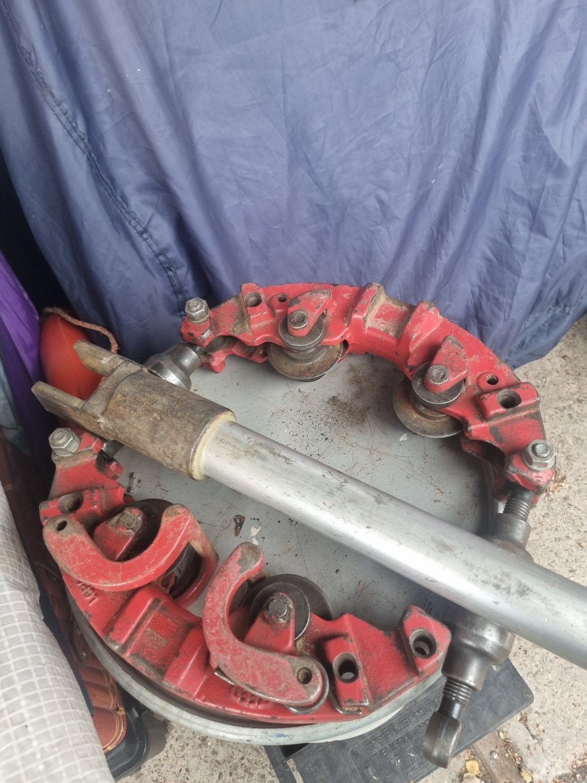 Grote pijpsnijder met lange steel, Ophalen of Verzenden, Gebruikt, Snijgereedschap, Overige merken