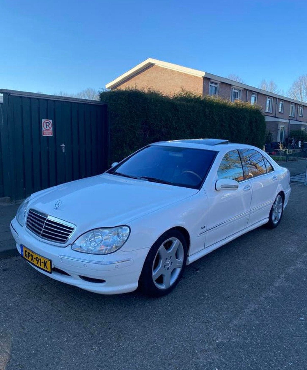 Mercedes S55 AMG 2001 187.369km, Auto's, Automaat, Achterwielaandrijving, 360 pk, Wit