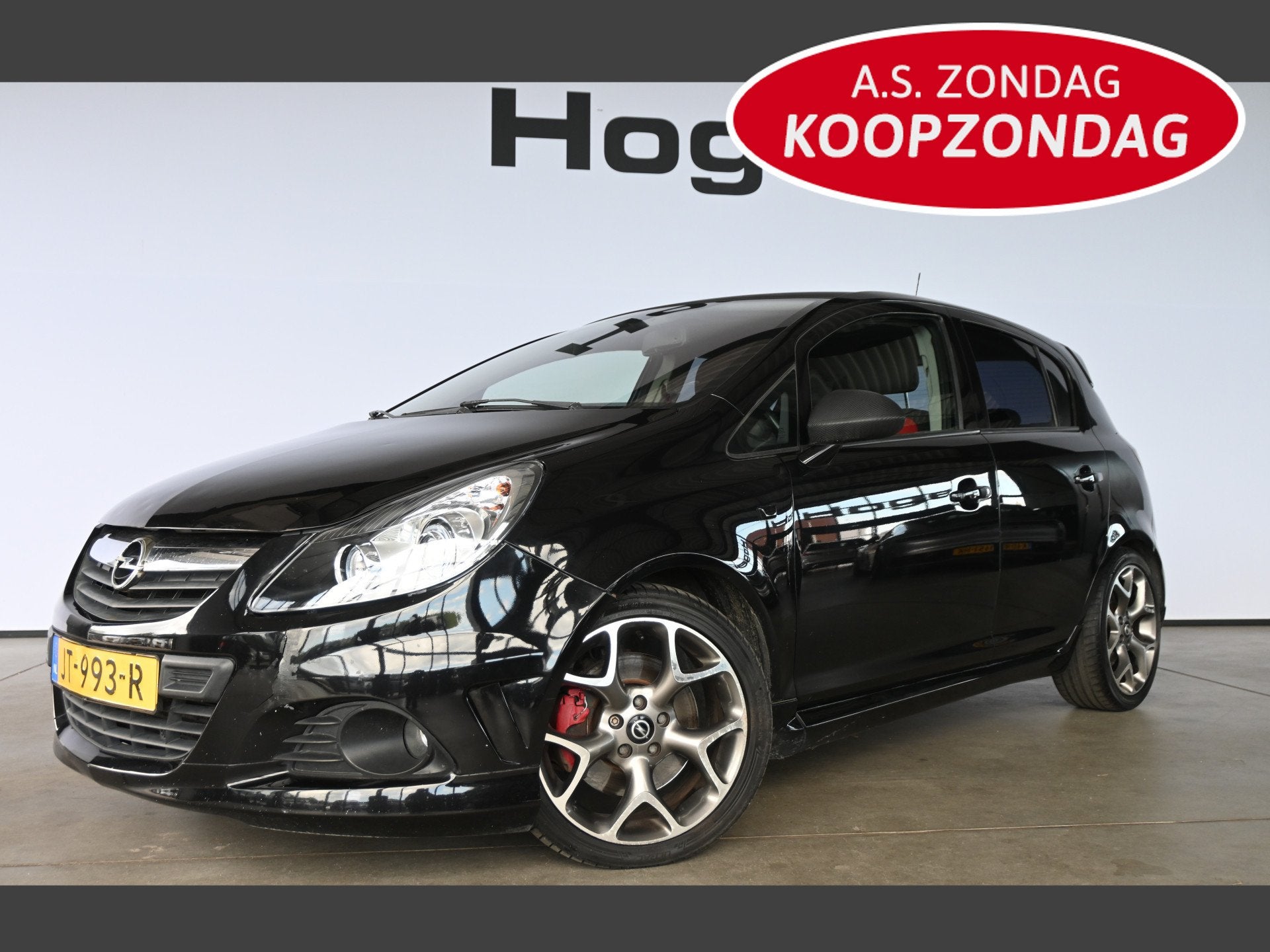 Opel Corsa 1.6-16V GSI 150 PK! Cruise control Lichtmetaal Na, Auto's, Stof, Gebruikt, 4 cilinders, Zwart