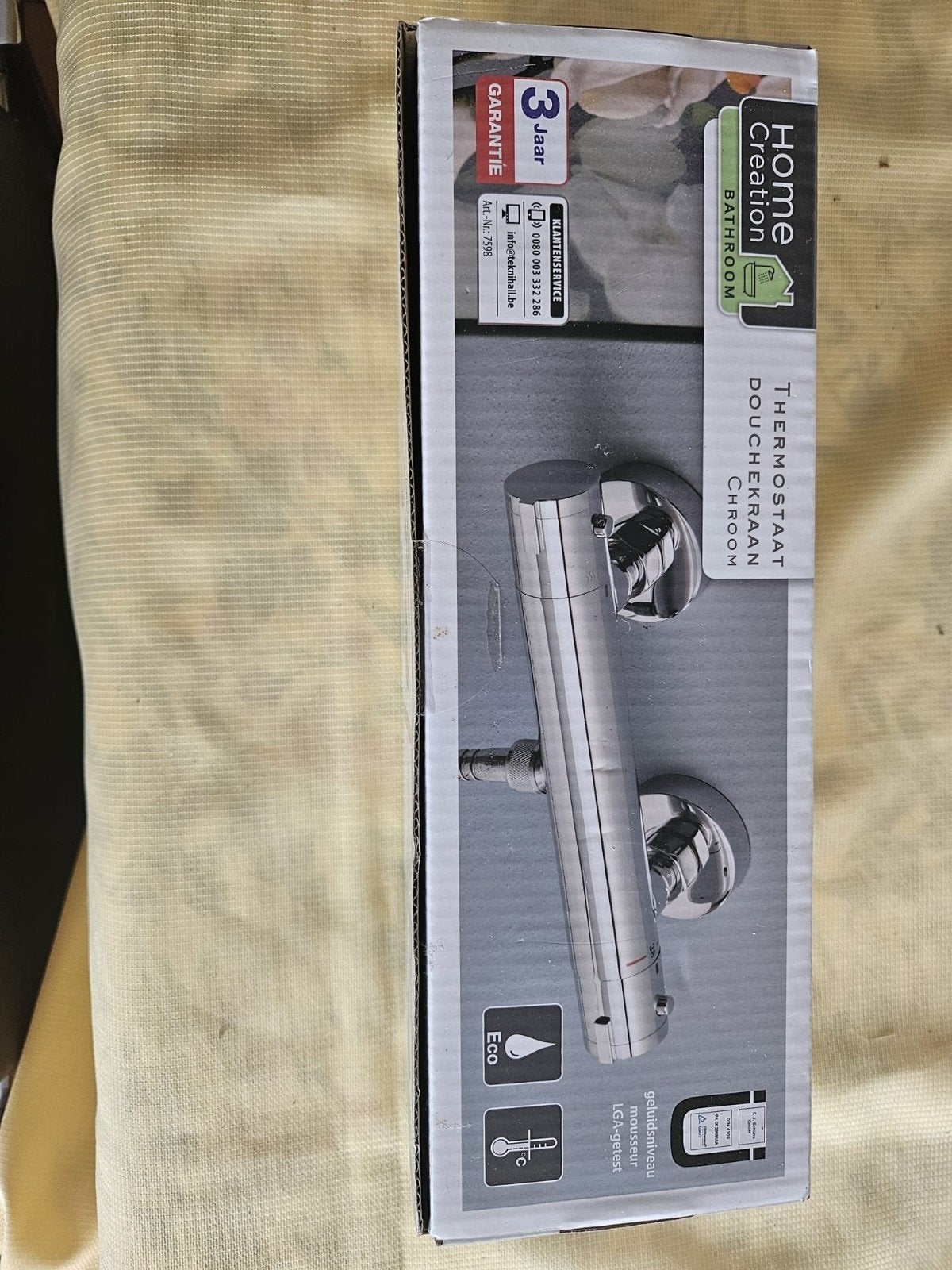 Nieuwe Home Creations Thermostatische Douchekraan 15 cm, Doe-het-zelf en Verbouw, Sanitair, Ophalen of Verzenden, Nieuw, Chroom