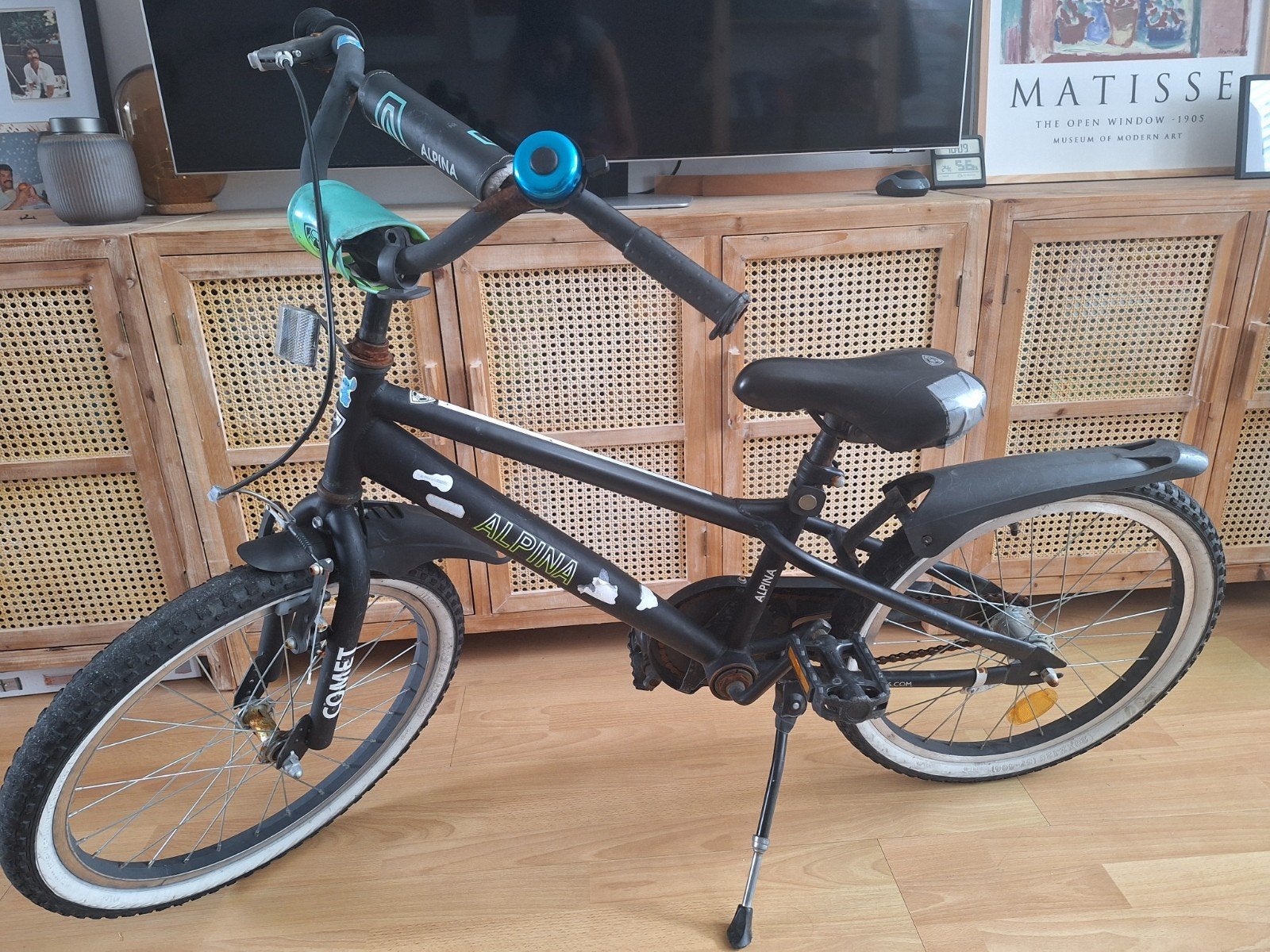 Alpina kinderfiets 20 inch - Zwart, Fietsen en Brommers, Fietsen | Kinderfietsjes, Ophalen, Velgrem, Alpina, 16 tot 20 inch