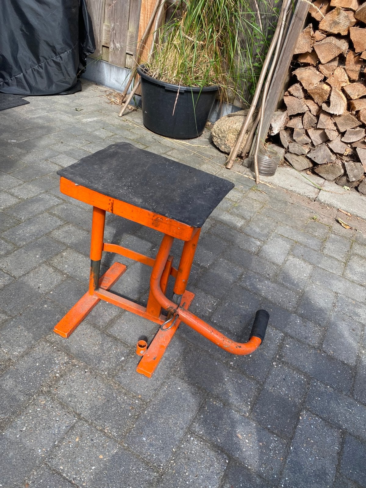 Crossmotor steun, Ophalen of Verzenden