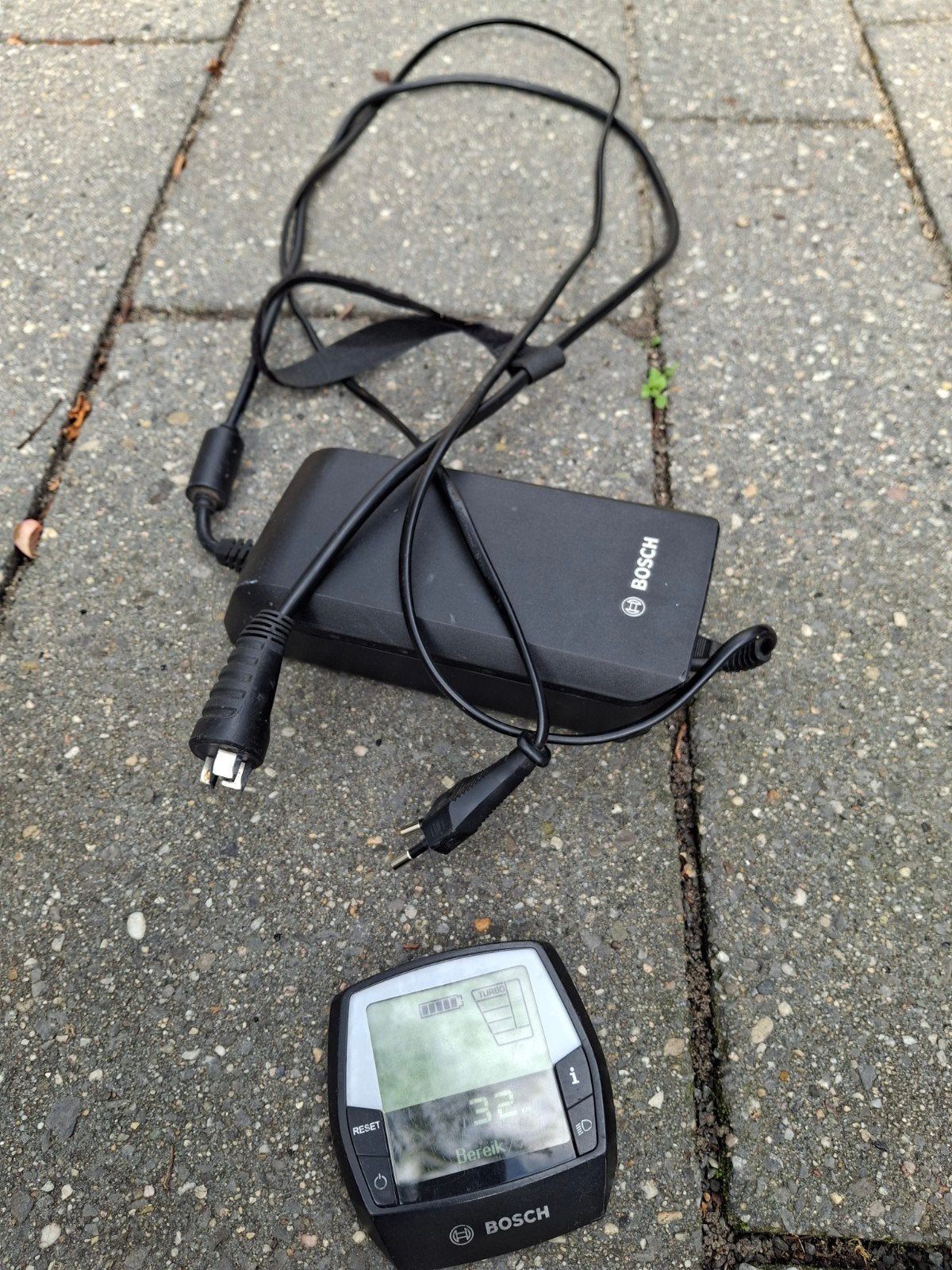 Bosch eBike display en lader, Gebruikt
