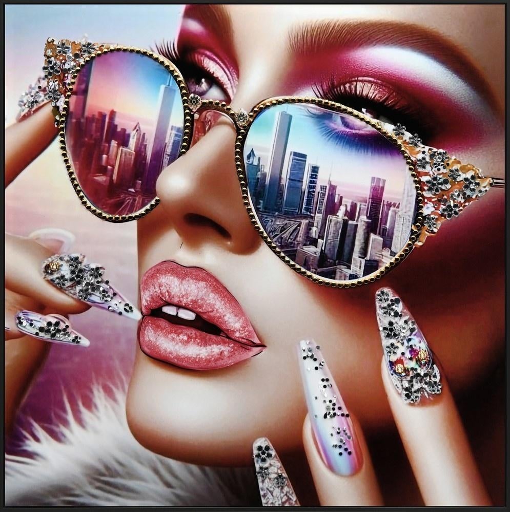 Bling-bling, chigue, powerful, over the top look lady💎, Ophalen, ., Nieuw, Print