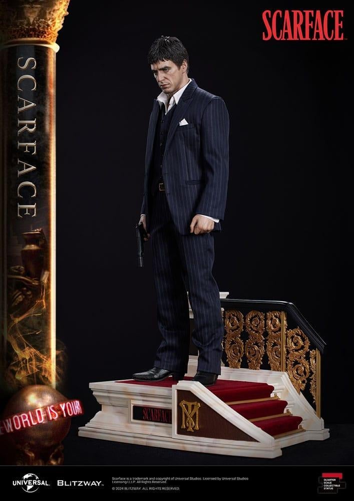 Blitzway Scarface Tony Montana Statue, Verzamelen, Beeldje, Replica of Model, West Campus 1 76863 Herxheim (DE; BLITZWAY Studios Co.)
