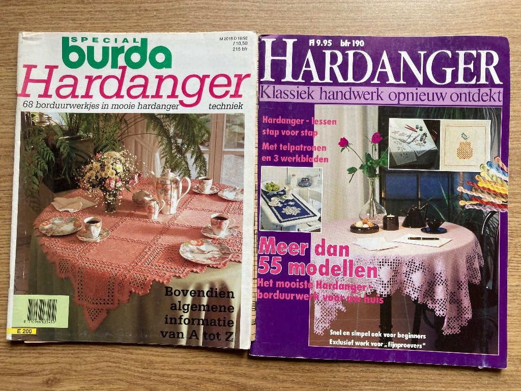 Tijdschriften Hardanger borduren, Ophalen of Verzenden, Zo goed als nieuw, Handborduren, Patroon