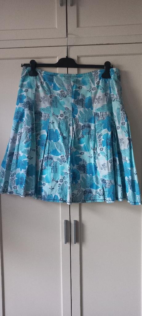 Sigrid Olsen rok blauw-wit maat 42 igst, Blauw, Maat 42/44 (L), Ophalen of Verzenden, Sigrid Olsen
