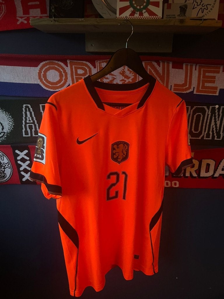 nederlands elftal Frenkie de jong 21, Maat M, Verzenden, Nieuw, Shirt