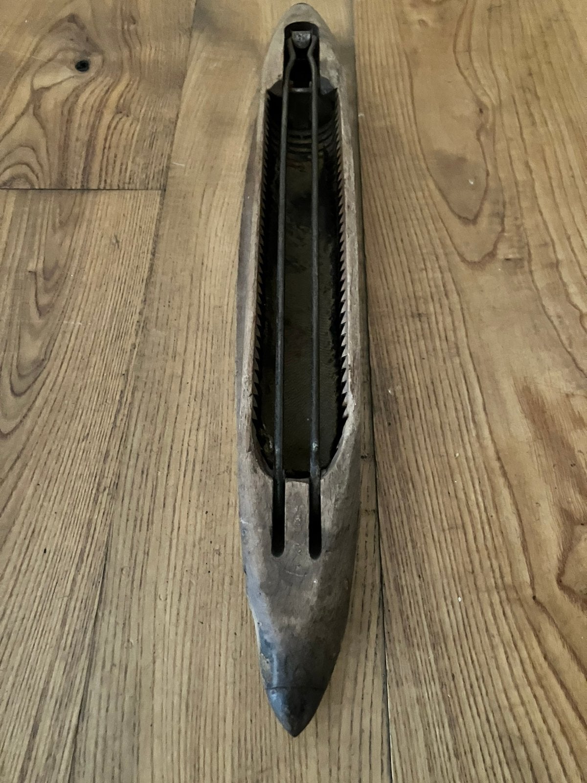 Authentieke  Houten Weefspoel, Schietspoel, antiek, brocante, Ophalen