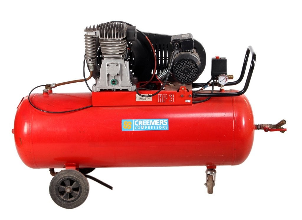 compressor, Doe-het-zelf en Verbouw, Compressors, 100 liter of meer, Ophalen, Minder dan 200 liter/min