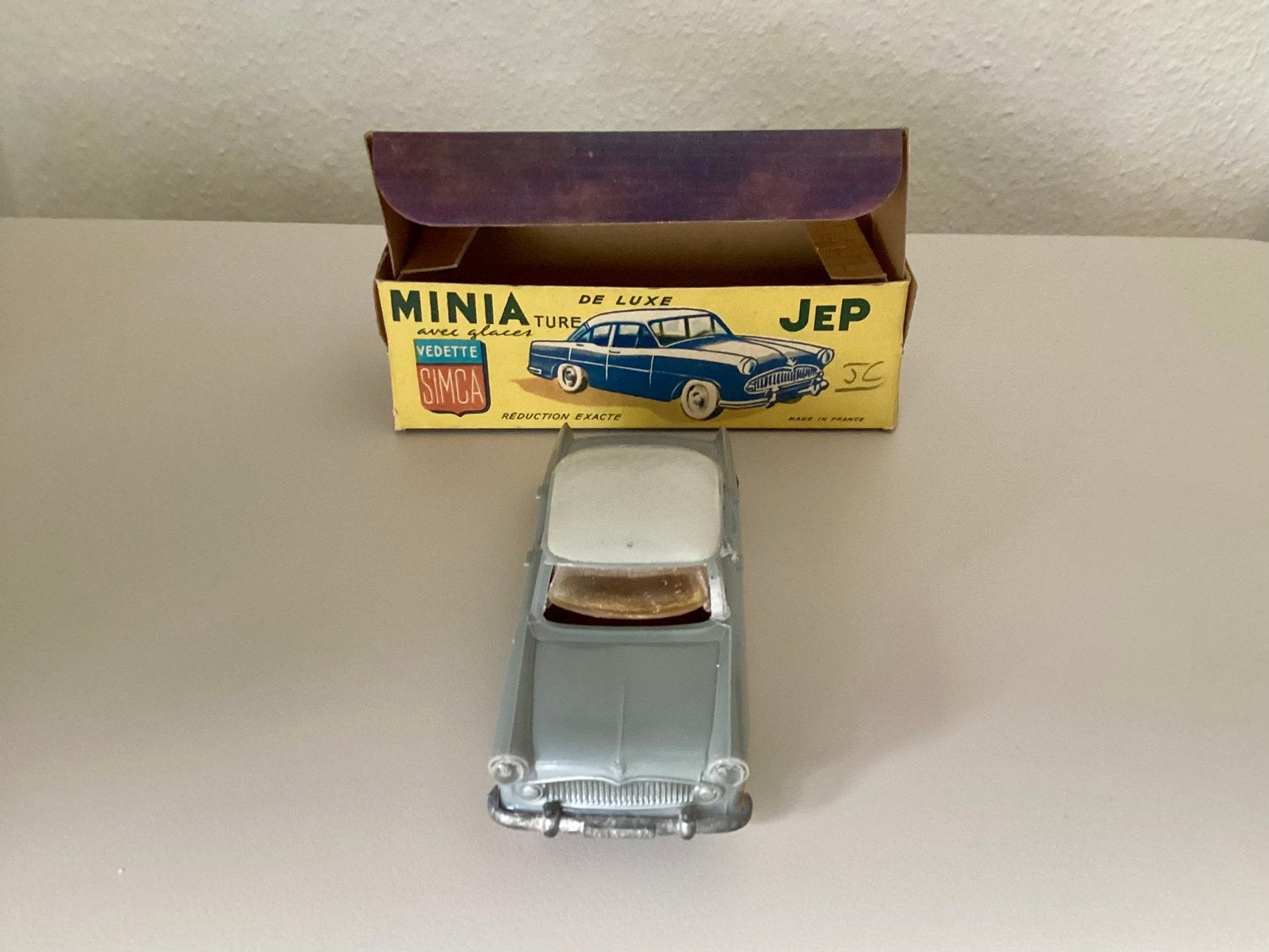 Simca Vedette-Versailles van JEP Miniature met doosje, Verzenden, Gebruikt, Auto, Overige merken