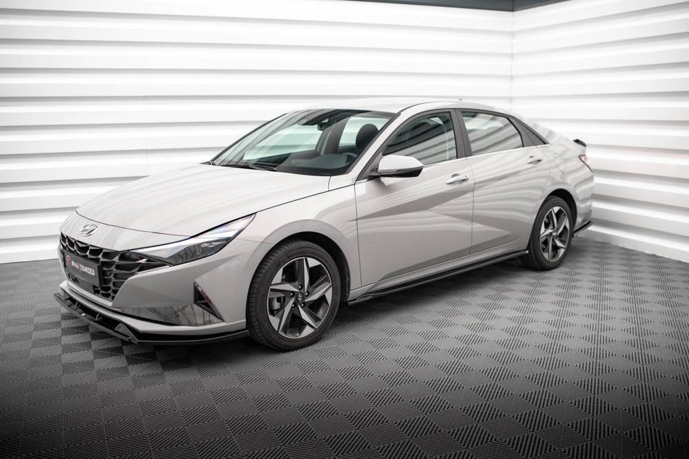 Voorlip sideskirt spoiler diffuser - Hyundai Elantra 20-23, Ophalen of Verzenden