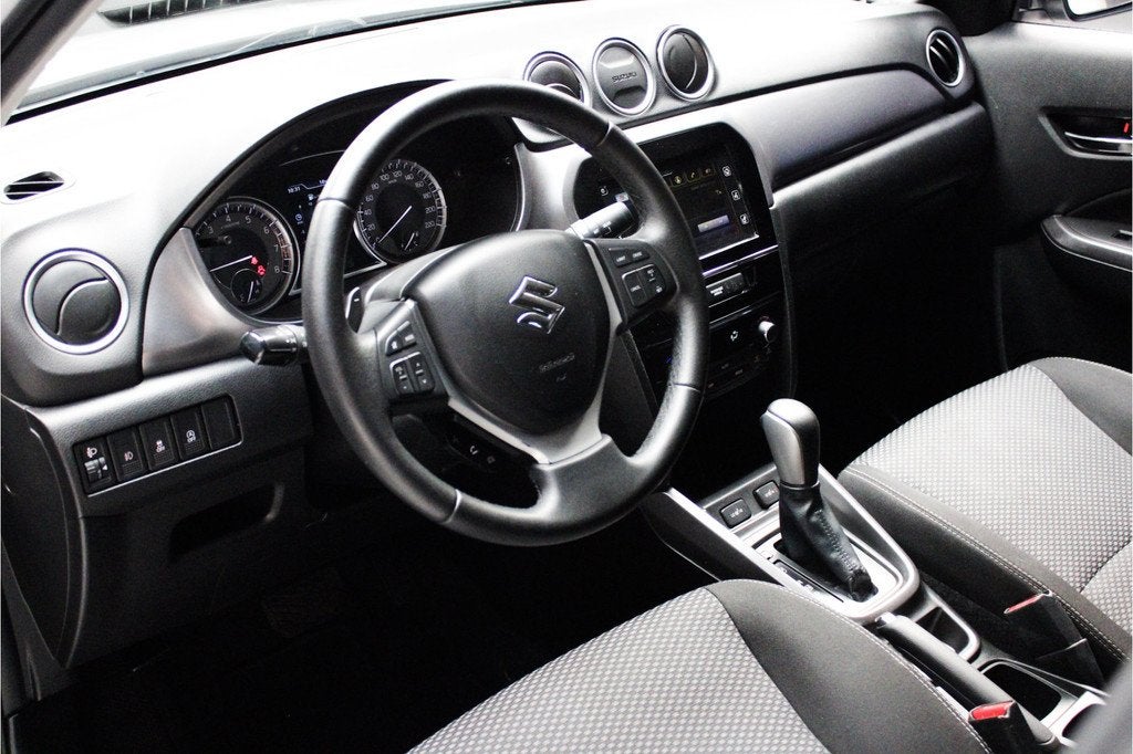 Suzuki Vitara 1.0 Boosterjet S. Navi Camera Climate Cruise S, Stof, Gebruikt, Wit, Origineel Nederlands