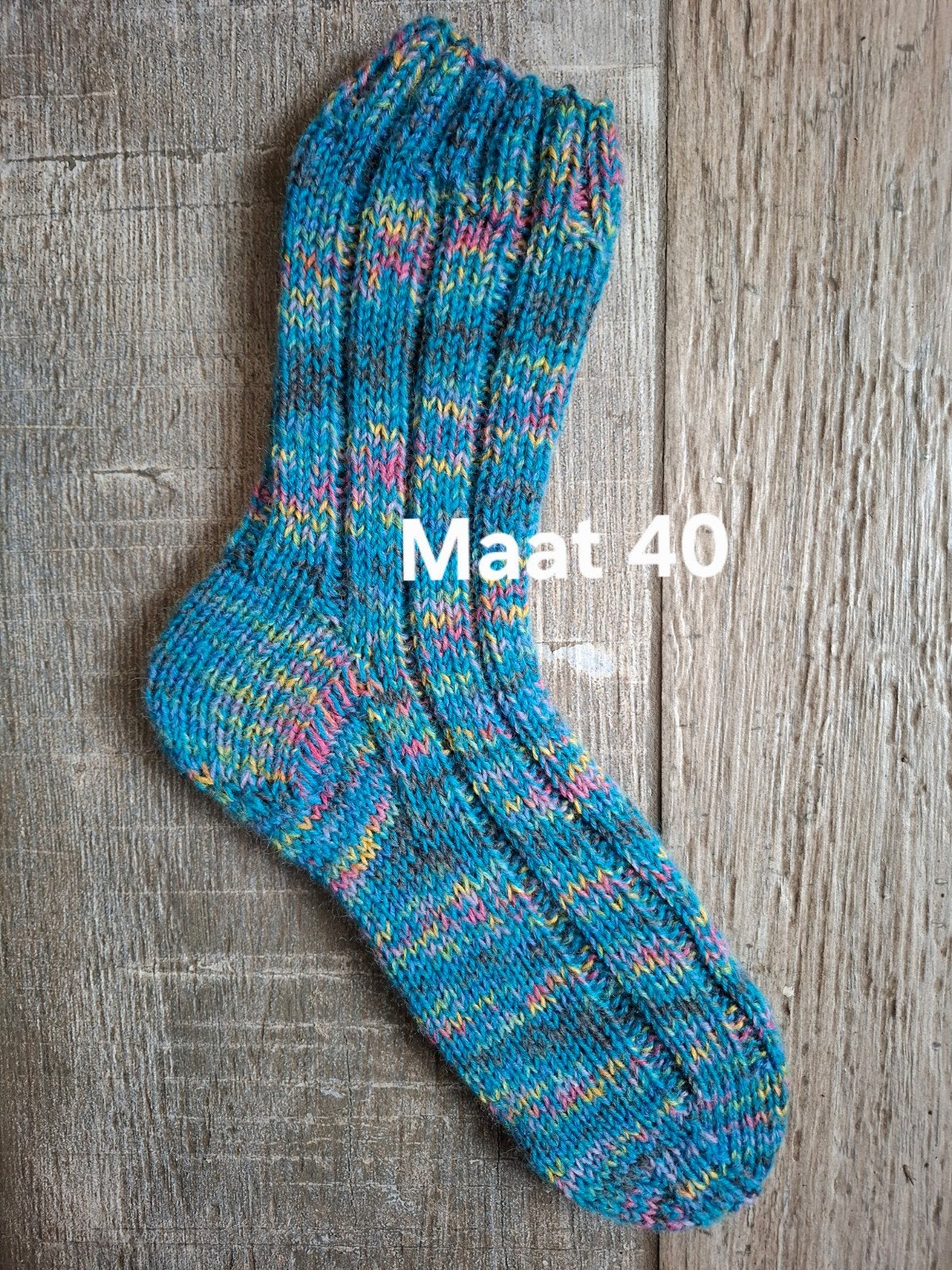 Handgebreide sokken maat 40., Ophalen of Verzenden, Nieuw, Maat 39 t/m 42, Sokken en Kniesokken