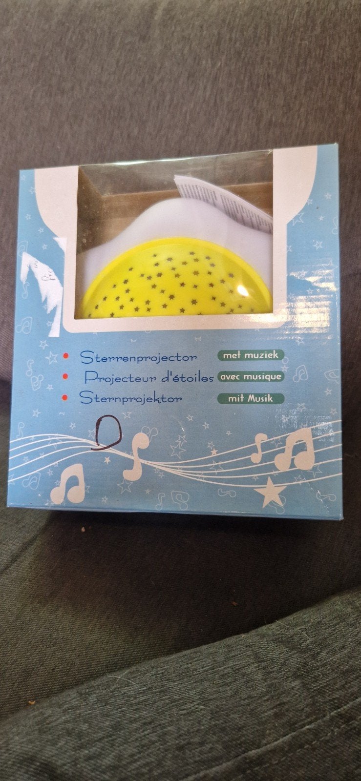 Sterrenprojector met muziek - Nachtlampje voor baby's, Ophalen, Nieuw, Overige typen, Met licht