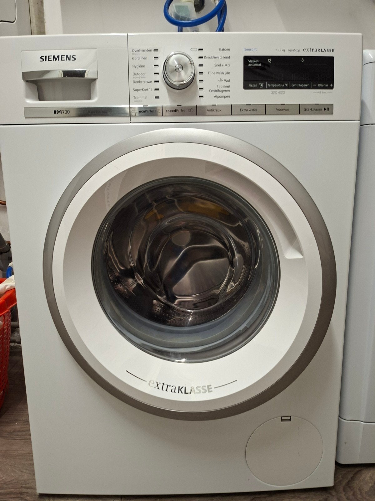 Siemens iQ1700 Extraklasse Voorlader Wasmachine, Ophalen, 1200 tot 1600 toeren, 8 tot 10 kg, Zo goed als nieuw