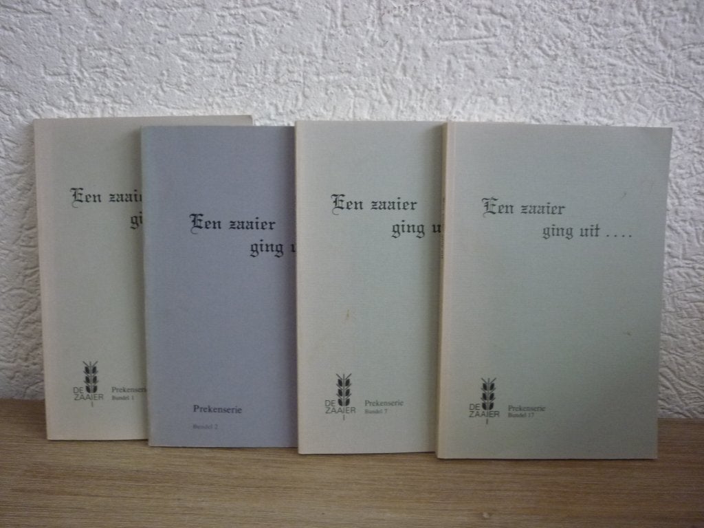Een zaaier ging uit... - Prekenserie - De Zaaier (4 delen), Boeken, Gelezen, Diverse predikanten, Christendom | Protestants, Ophalen of Verzenden