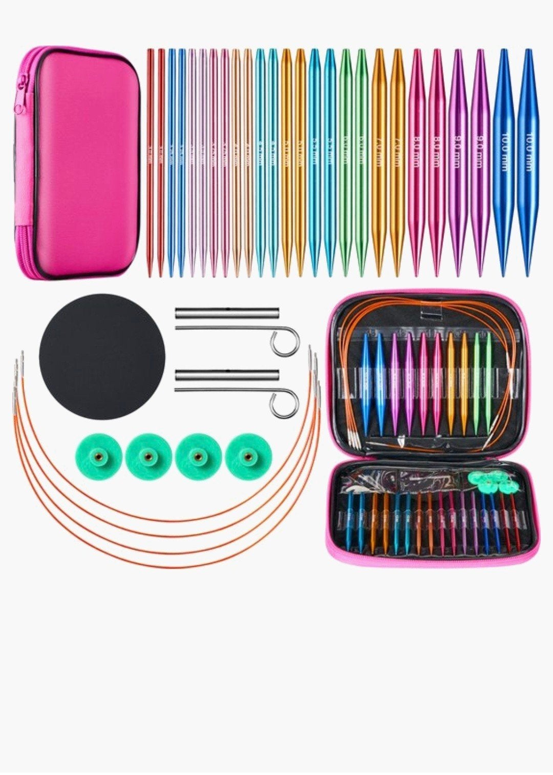 Nieuwe Haaknaalden Set - Compleet met Etui, Ophalen of Verzenden, Nieuw, Haken, Naald