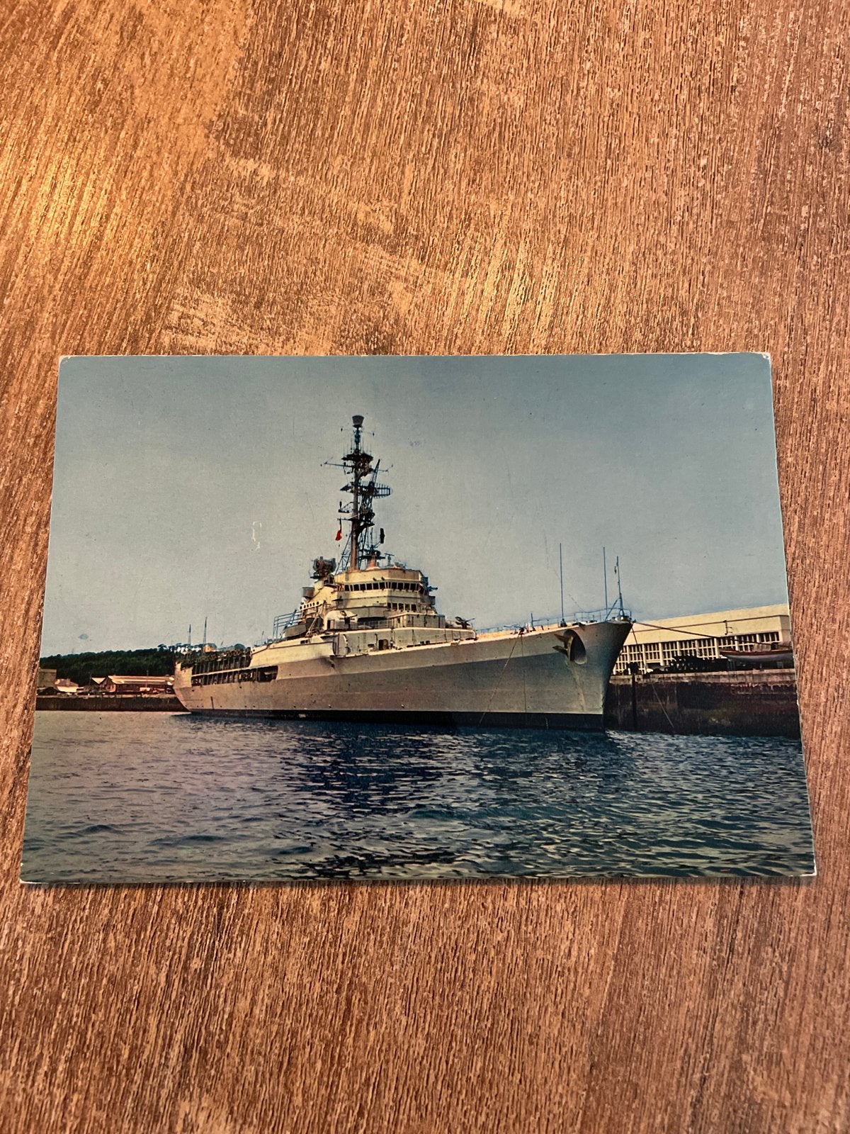 Ansichtkaart Frans marineschip Jeanne d'Arc, Ophalen of Verzenden, 1960 tot 1980, Gelopen, Frankrijk