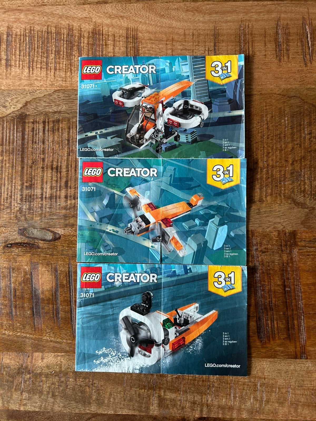 Te koop lego vliegtuig/ boot, Lego, Ophalen of Verzenden, Zo goed als nieuw, Inclusief instructies