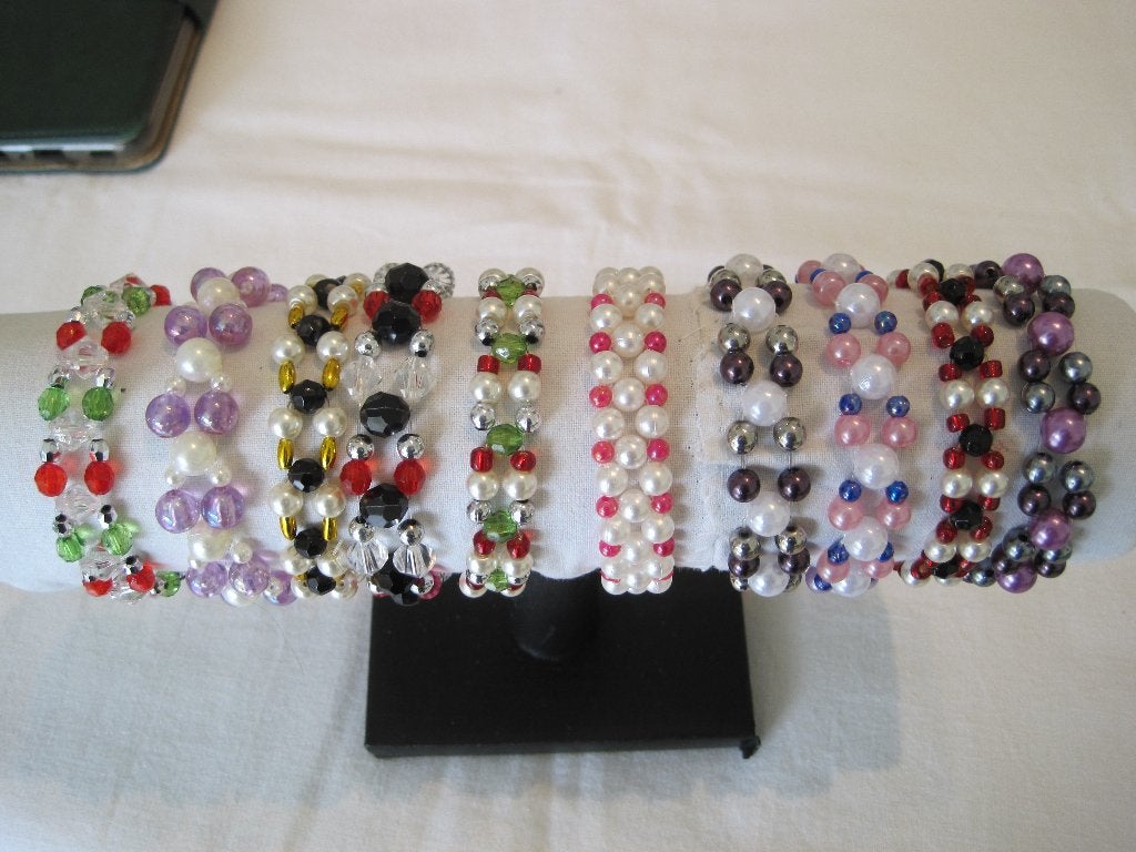 10 st. brede armbanden/ € 3,00 per stuk, Ophalen, Nieuw, Overige kleuren