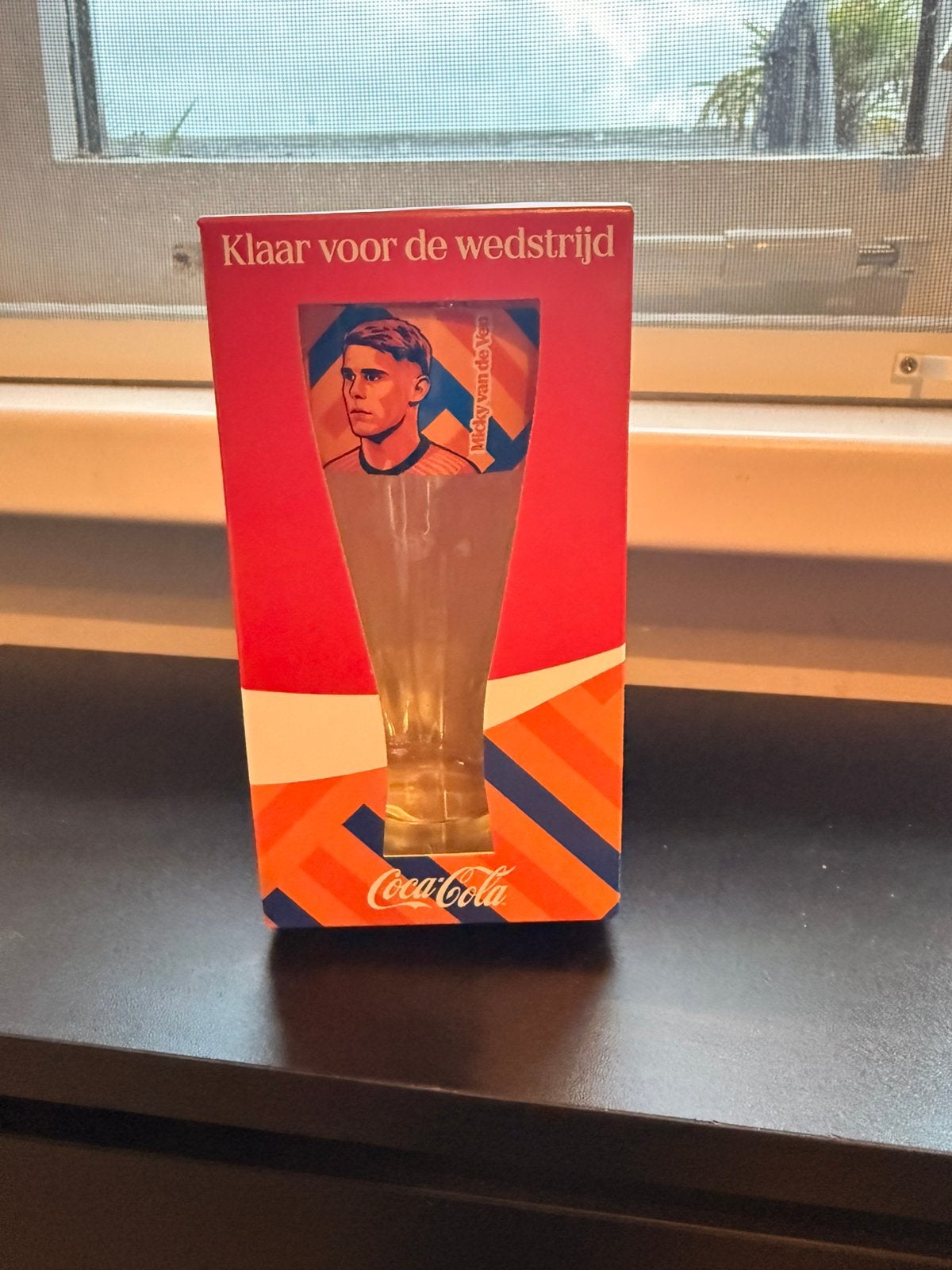 Coca cola glas wk2026  micky van de ven, Ophalen of Verzenden, Nieuw, Ajax, Overige typen