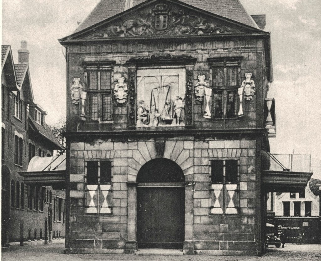 940652	Gouda	Waag	1940	Gelopen met Postzegel, Ophalen of Verzenden, 1940 tot 1960, Gelopen, Zuid-Holland