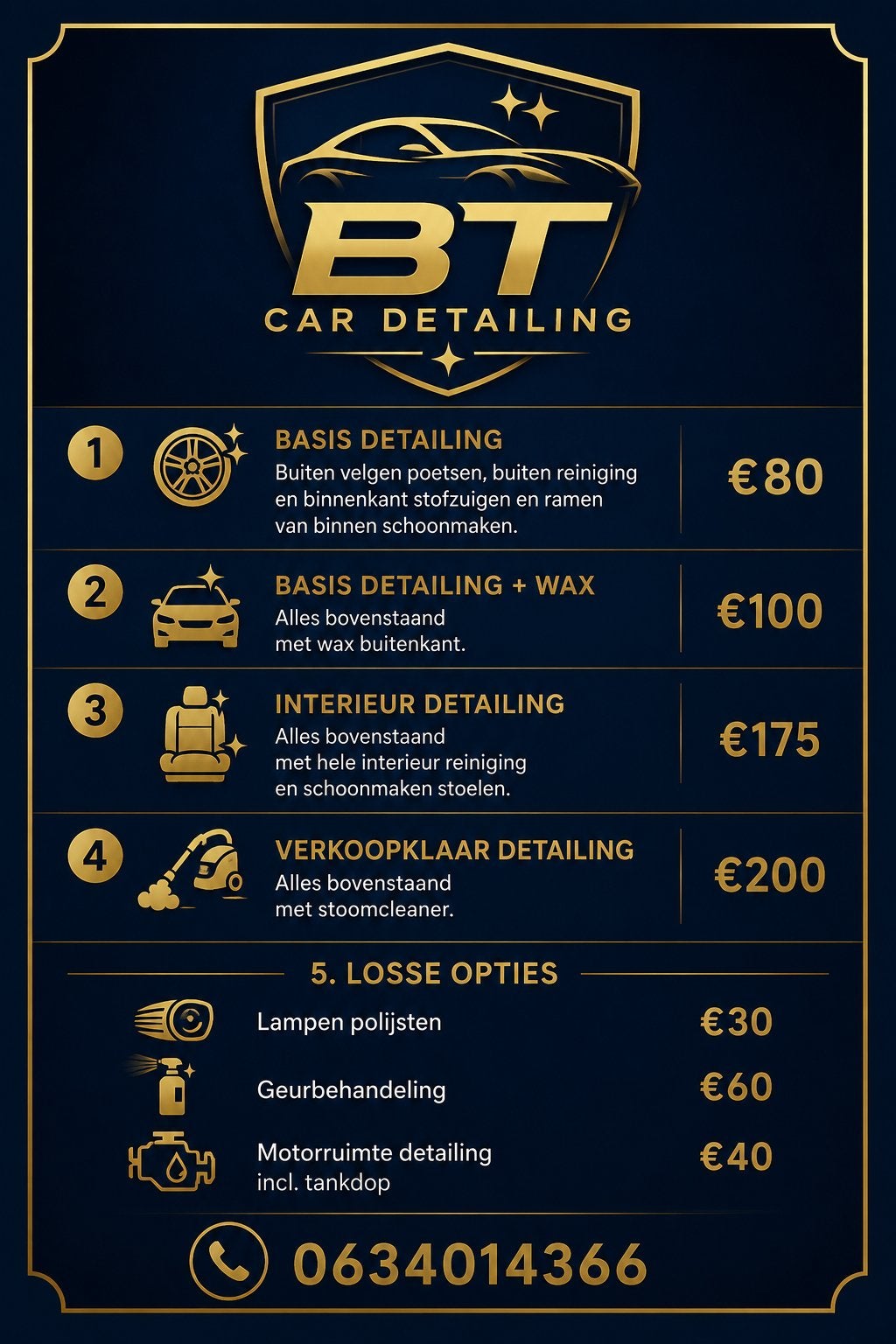 Professionele Car Detailing op Locatie, pb voor meer info, Ophalen of Verzenden
