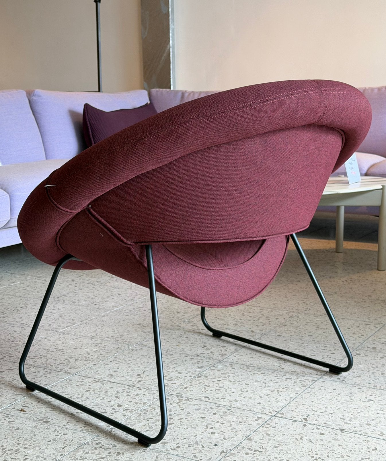 Leolux Mimas fauteuil met bijzettafeltje, Huis en Inrichting, Ophalen, Nieuw, 75 tot 100 cm, Metaal