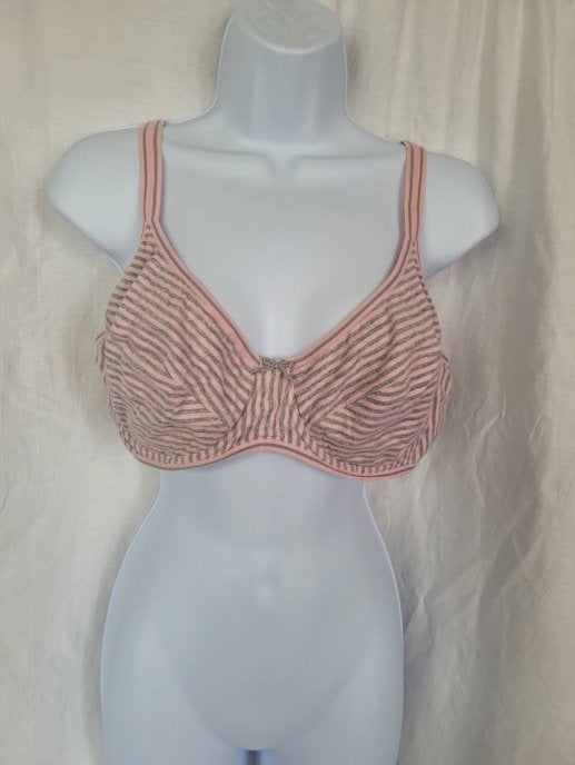 Grijs-roze beugel BH mt 100B merk Ulla Popkin, ., Ophalen of Verzenden, BH, .