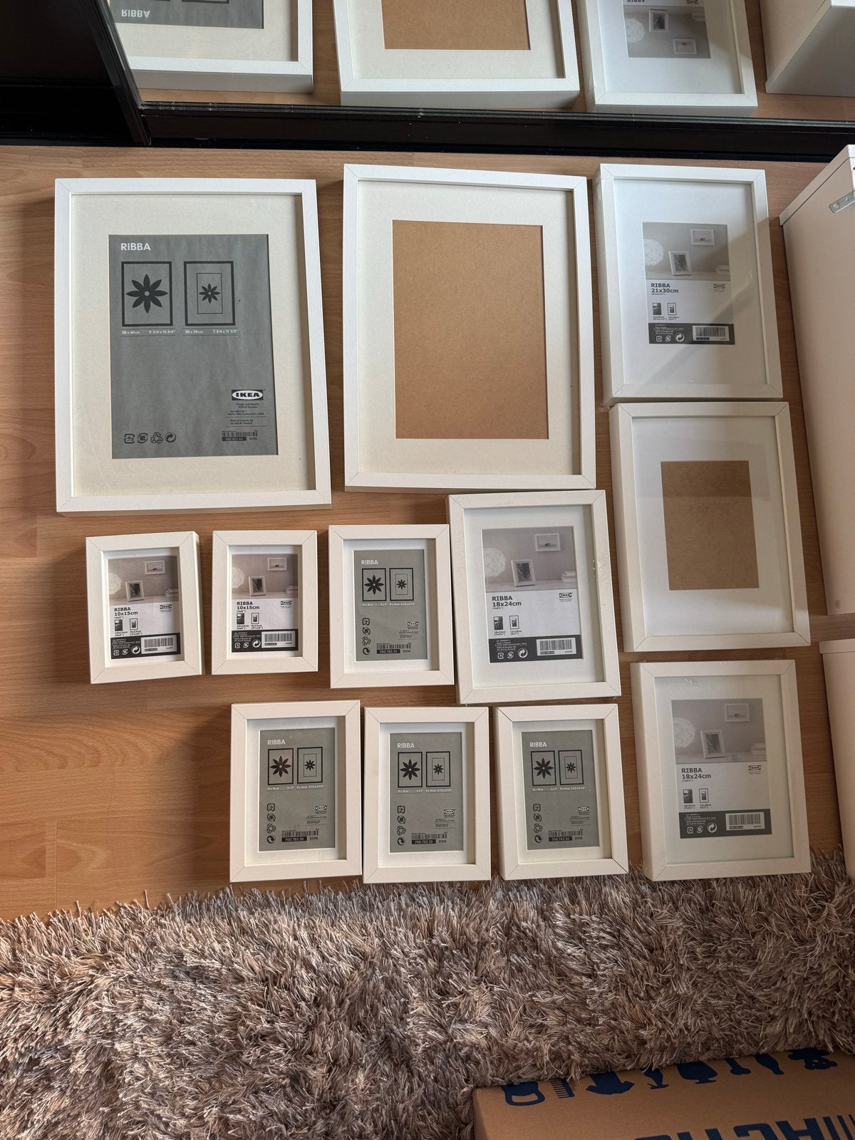 IKEA RIBBA Fotolijsten - Diverse Maten Wit, Huis en Inrichting, Woonaccessoires | Lijsten, Ophalen, Gebruikt, Fotolijst, Wit