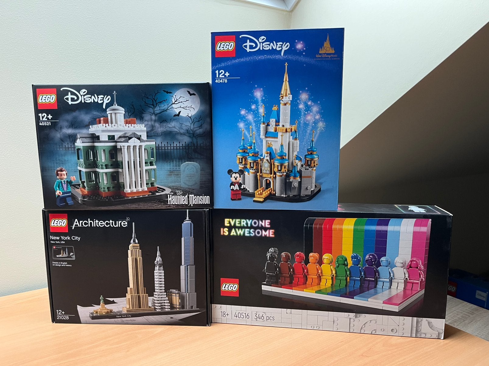 Lego 4 mooie sets, Overige thema's, Inclusief instructies, Lego, Nieuw