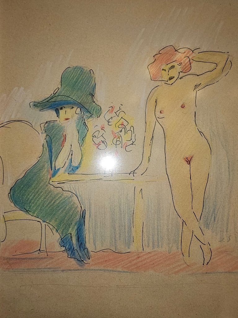 Jan Sluijters  Uniek werk  Gesigneerd, Ophalen