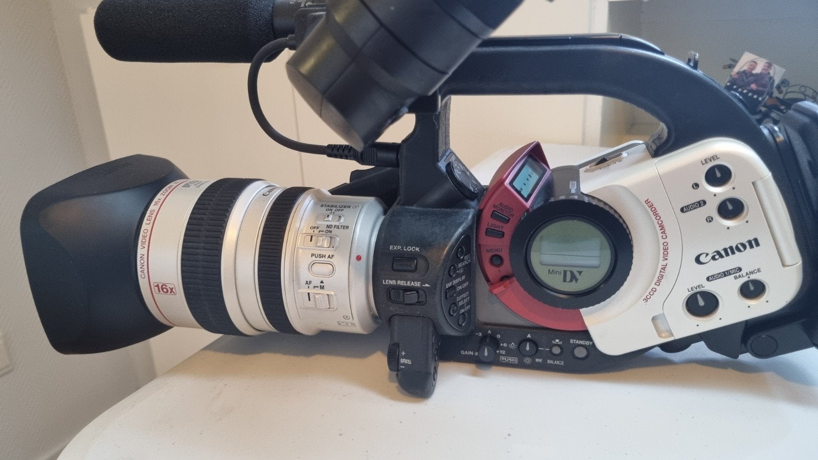 Canon XL1 Mini DV Digitale Videocamera met Microfoon, Ophalen of Verzenden, Mini dv, Canon, 20x of meer