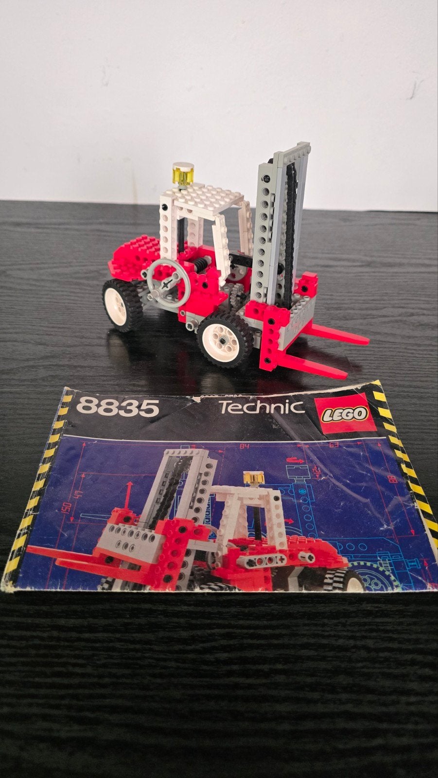 LEGO 8835 Vorkheftruck - 1989 - met instructies., Ophalen of Verzenden