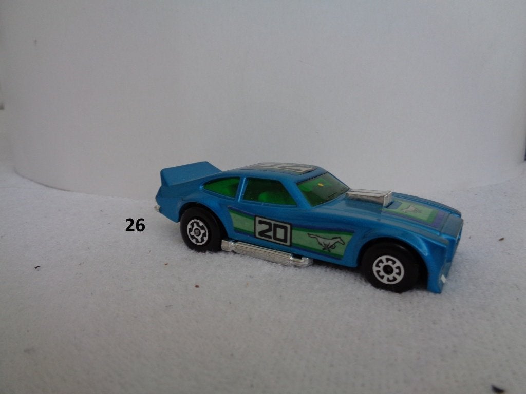 matchbox ford mustang, Ophalen of Verzenden, Zo goed als nieuw, Auto, Matchbox