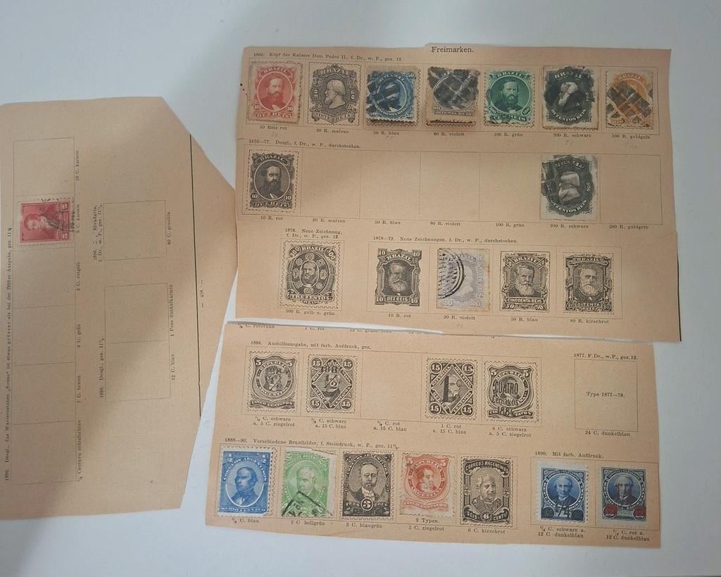 Oude Postzegels Zuid Amerika, Postzegels en Munten, Postzegels | Volle albums en Verzamelingen, Ophalen of Verzenden, Nederland